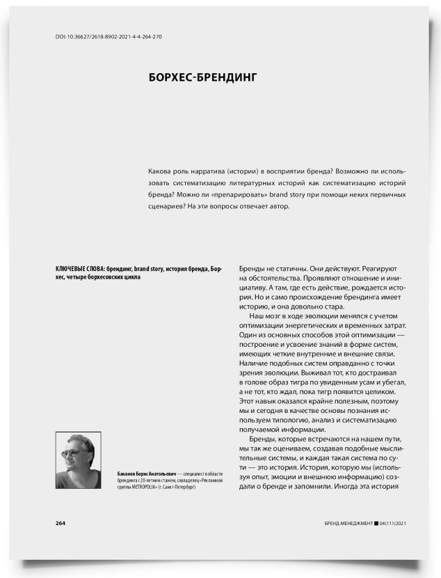 Борхес-брендинг - титульная страница